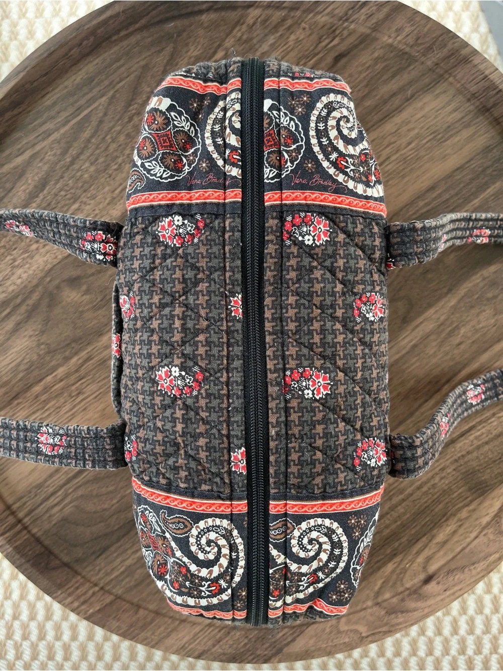 Vera Bradley Houndstooth Brown 100 handbag